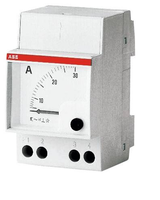 Амперметр аналоговый модульный прямого включения для измерения переменного тока со шкалой до 30А серия AMT 1/30