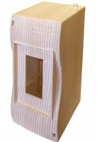 Коробка монтажная установочная под 1-2 автомат. выкл., цвет сосна, IP40, 54x130x62 мм