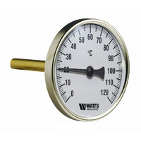 Термометр с погружной гильзой Т63/75 (1/2, 120 С) 03.01.060 Watts